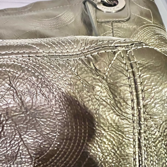 Coach Shimmering Gold Shoulder Bag - Picture 16 of 16